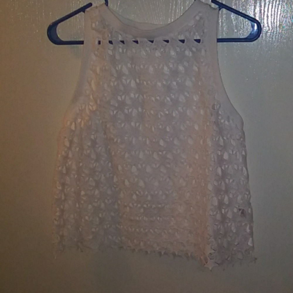 White tank top